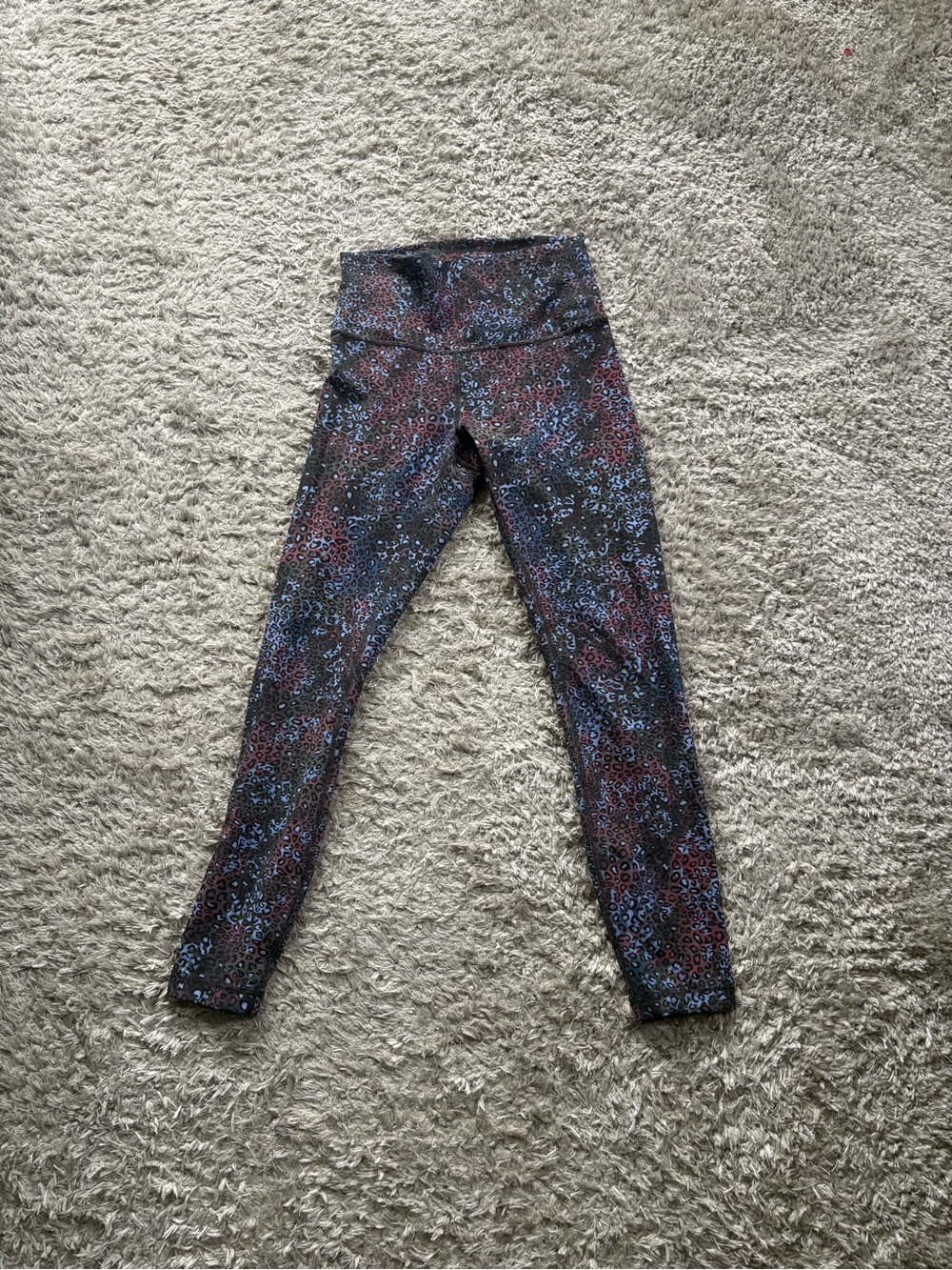 lululemon athletica Wunder under high waist Leopard Print Leggings